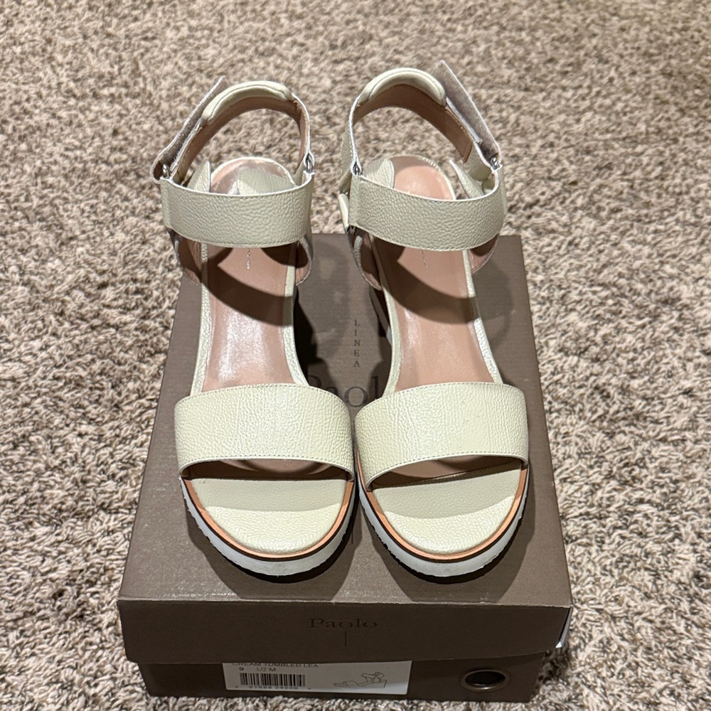 Paolo Women's Vanessa Cream Sandals